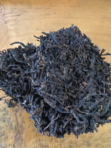 1980's Liu Bao Private Storage 33kg Gold Label  Shan Yuan Du Lao Liu Bao Tea PremiumLeaf tips