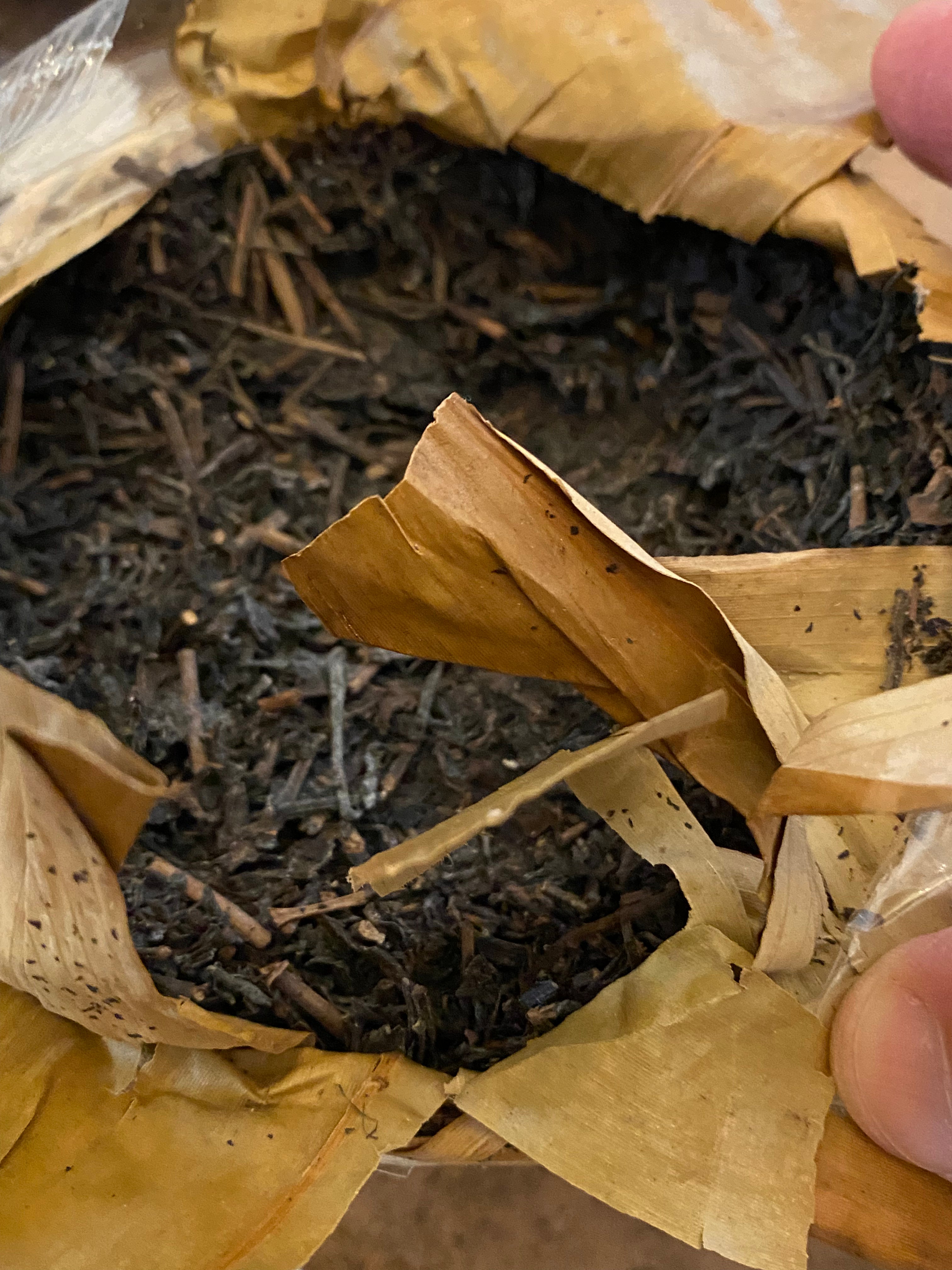 1990's Shun Yi Sun Liu An Tea 450 g basket Anhui Shan Quan Mountain Spring One ticket