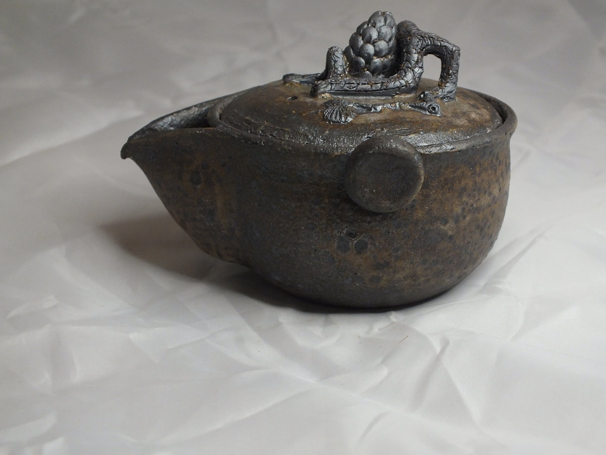 Chai Shao Taiwanese Wood-Fired Rustic Rough Gaiwan Nut handle