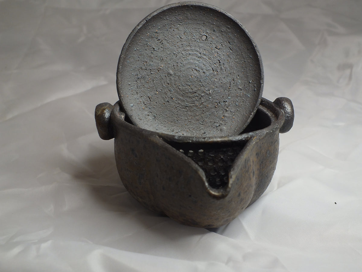 Chai Shao Taiwanese Wood-Fired Rustic Rough Gaiwan Nut handle